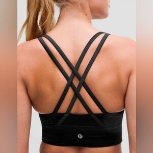 Lululemon Energy Longline Bra Satin Shine